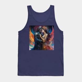 Dark Fairytale: Angelic Demonic Embrace Tank Top